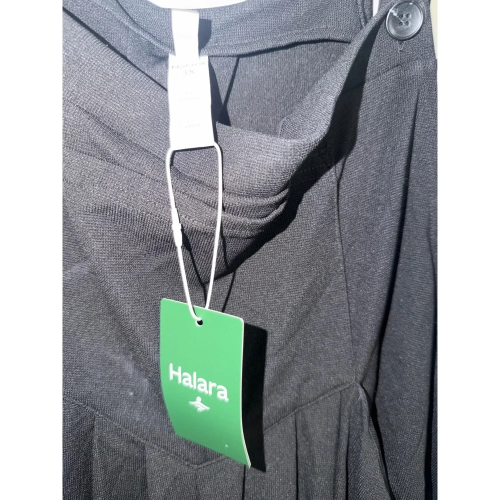 HALARA Black Sleeveless Jumpsuit Romper with Pockets - Picture 2 of 4